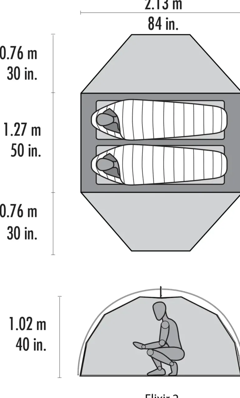 MSR Elixir 2 Tent - Green