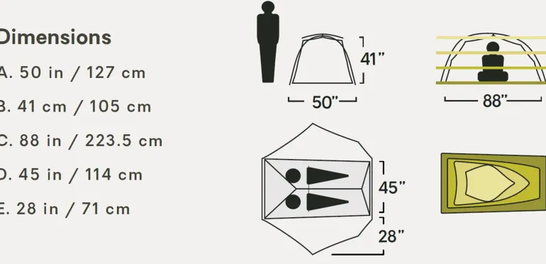 NEMO Dragonfly OSMO Bikepack 2P Tent