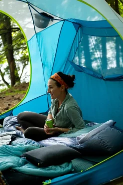 NEMO Fillo Camping Pillow - Black Pearl-Birch Bud