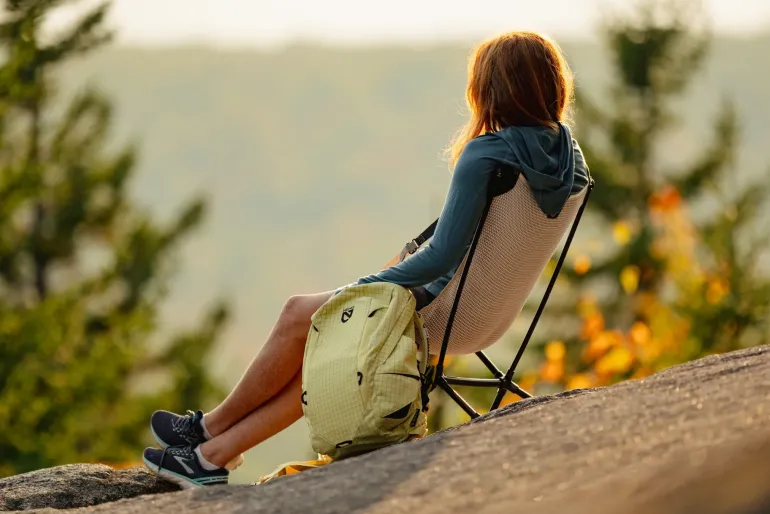 NEMO Moonlite Reclining Camp Chair - Black Pearl