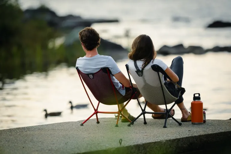 NEMO Moonlite Reclining Camp Chair - Black Pearl