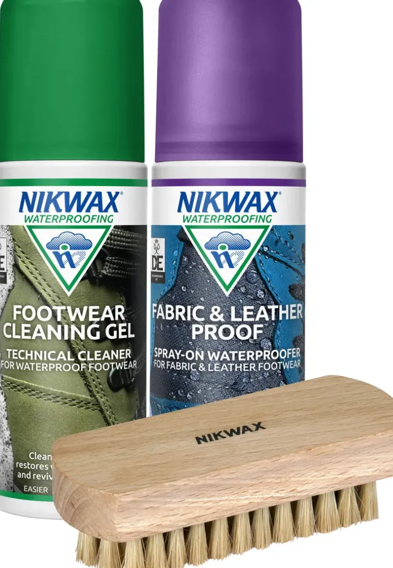 Nikwax Fabric and Leather Footwear Care Kit