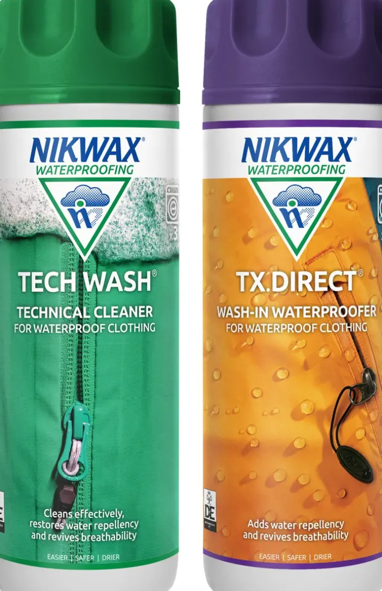 Nikwax Tech Wash and TX.Direct Wash-In Twin Pack - 300ml