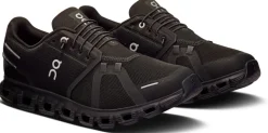 ON Mens Cloud 6 Shoes - Black-Black