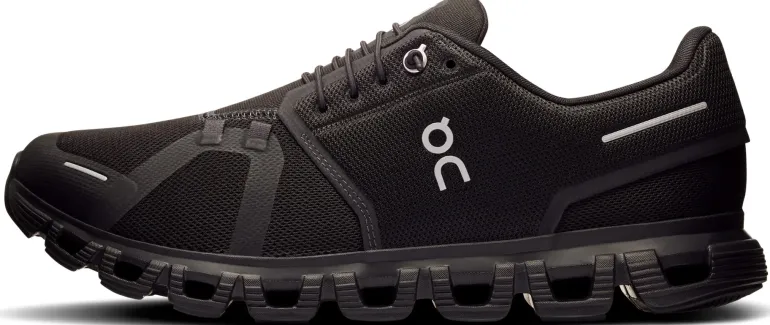 ON Mens Cloud 6 Shoes - Black-Black