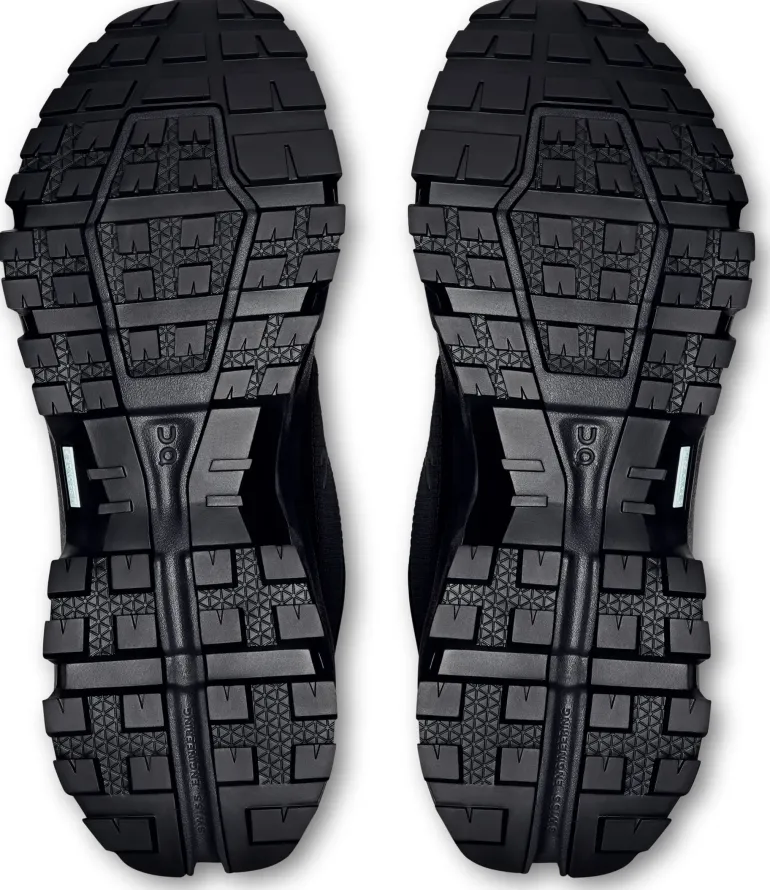 ON Mens Cloudrock Low Waterproof Shoes - Black-Black