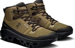 ON Mens Cloudrock Mid Waterproof Shoes - Hunter-Black