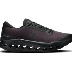 ON Mens Cloudsurfer Trail 2 WP Running Shoes - Black-Black