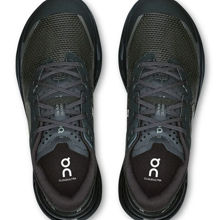 ON Mens Cloudultra 3 Running Shoes - Black-Black