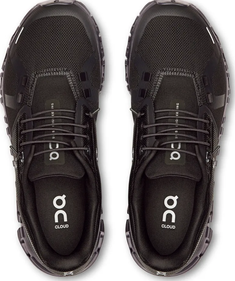 ON Womens Cloud 6 Shoes - Black-Black