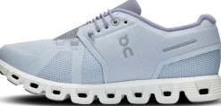 ON Womens Cloud 5 Shoes - Heather-Fossil