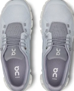 ON Womens Cloud 5 Shoes - Heather-Fossil