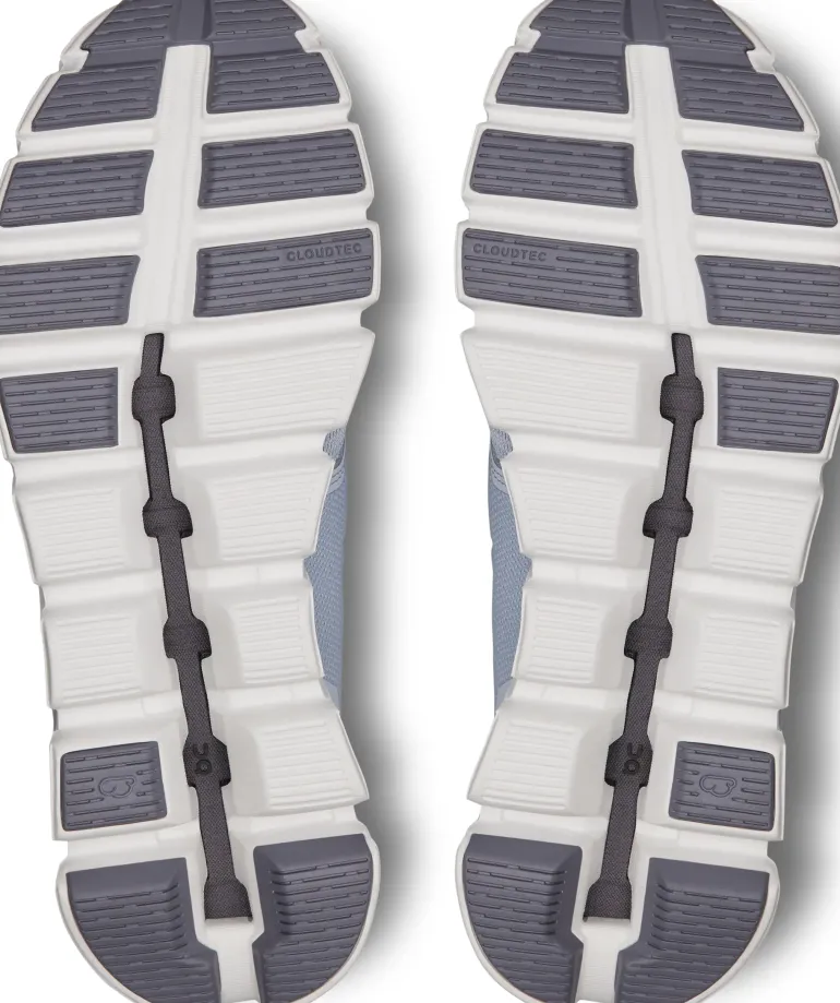 ON Womens Cloud 5 Shoes - Heather-Fossil