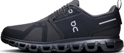 ON Womens Cloud 6 Waterproof Shoes - Black-Black