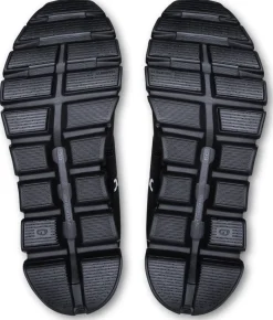 ON Womens Cloud 6 Waterproof Shoes - Black-Black