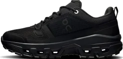 ON Womens Cloudrock Low Waterproof Shoes - Black-Black
