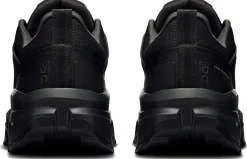 ON Womens Cloudrock Low Waterproof Shoes - Black-Black