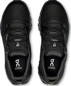 ON Womens Cloudrock Low Waterproof Shoes - Black-Black