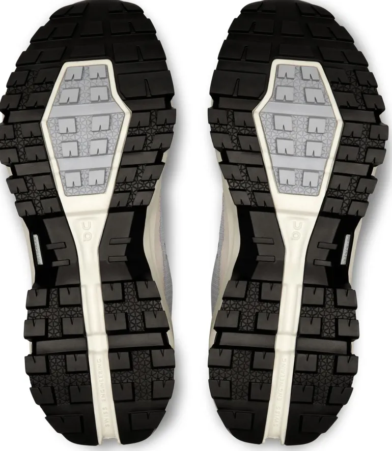 ON Womens Cloudrock Mid Waterproof Shoes - Alloy-Ice