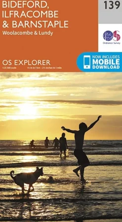 OS Explorer Map 139 - Bideford, Ilfracombe and Barnstaple