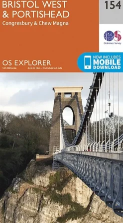 OS Explorer Map 154 - Bristol West and Portishead