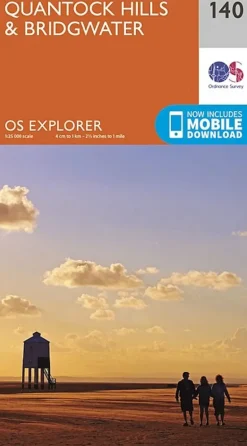 OS Explorer Map 140 - Quantock Hills and Bridgwater
