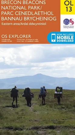 OS Explorer Map OL13 - Brecon Beacons National Park - Eastern Area