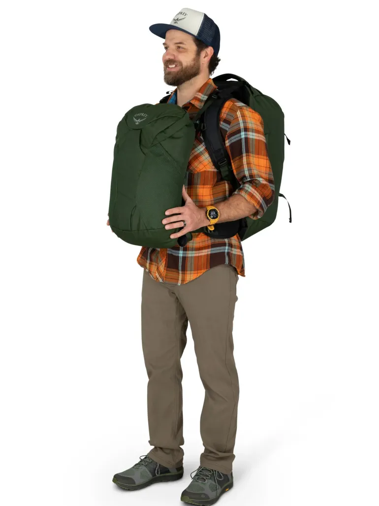 Osprey Farpoint 55 Travel Pack - Tunnel Vision Grey
