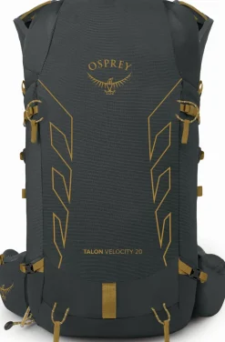 Osprey Talon Velocity 20 Rucksack - Dark Charcoal-Tumbleweed Yellow