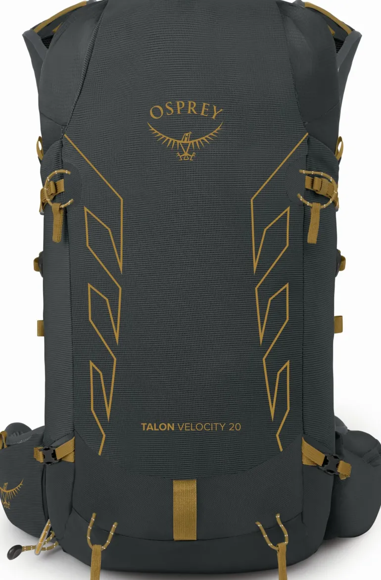 Osprey Talon Velocity 20 Rucksack - Dark Charcoal-Tumbleweed Yellow