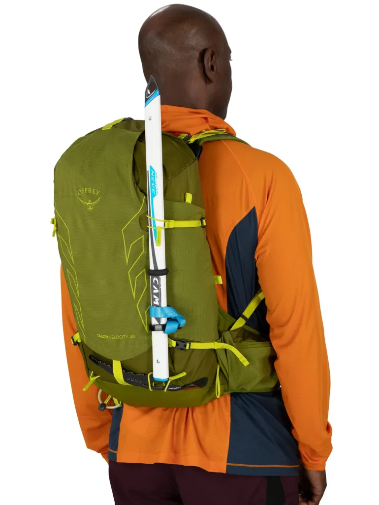 Osprey Talon Velocity 20 Rucksack - Dark Charcoal-Tumbleweed Yellow