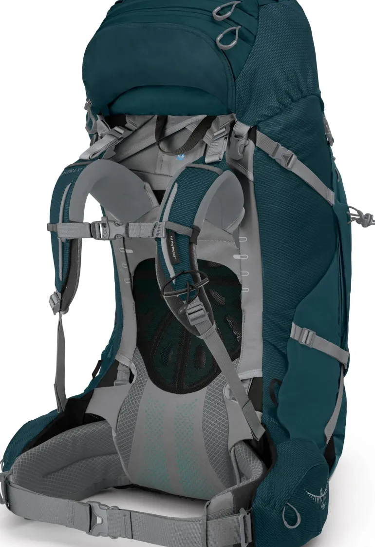 Osprey Womens Ariel Plus 70 Rucksack - Night Jungle Blue