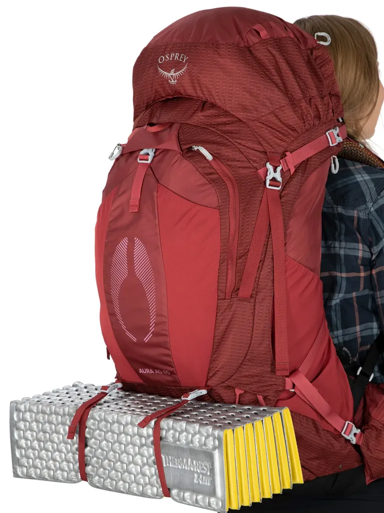 Osprey Womens Aura AG 65 Rucksack - Tungsten Grey