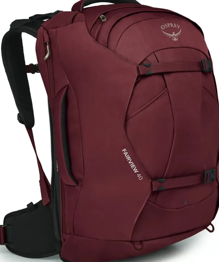 Osprey Womens Fairview 40 Travel Pack - Zircon Red