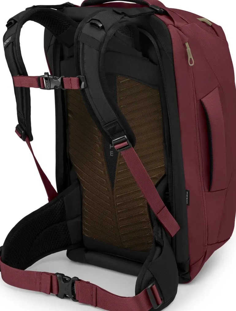 Osprey Womens Fairview 40 Travel Pack - Zircon Red