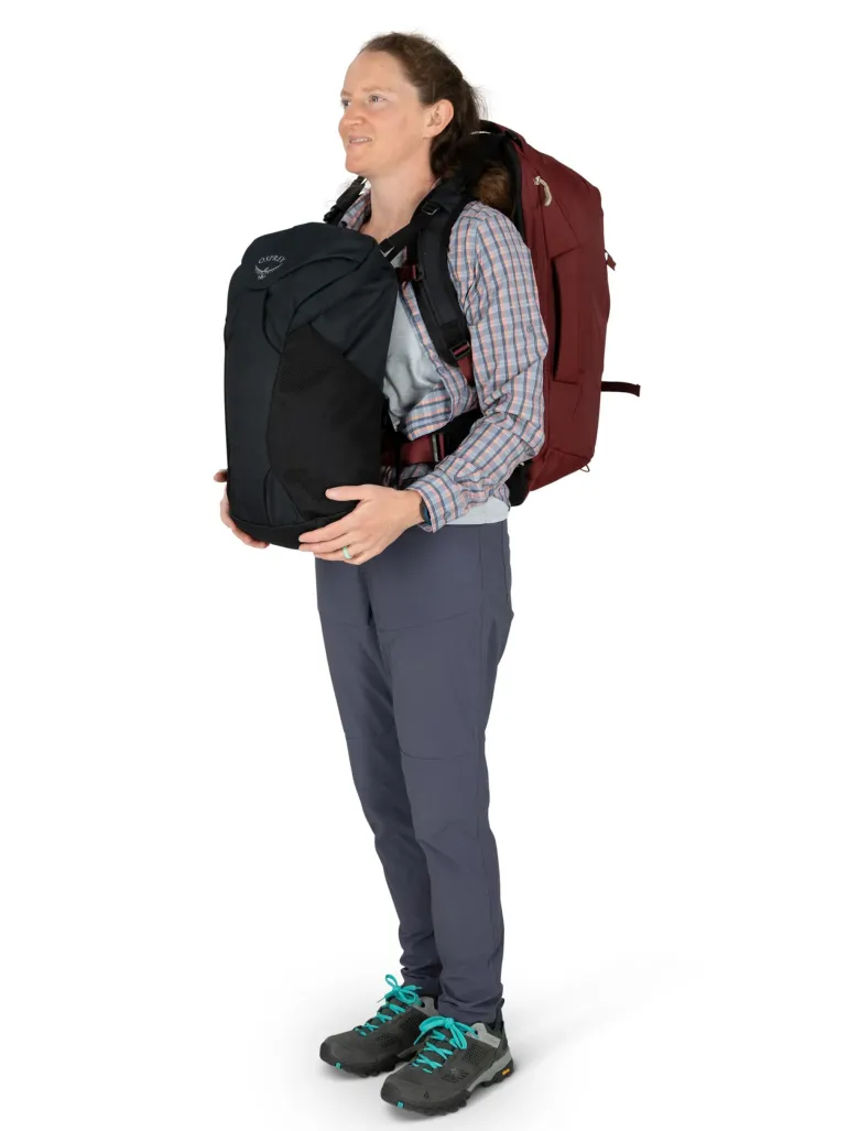 Osprey Womens Fairview 40 Travel Pack - Zircon Red