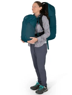 Osprey Womens Fairview 70 Travel Pack - Night Jungle Blue