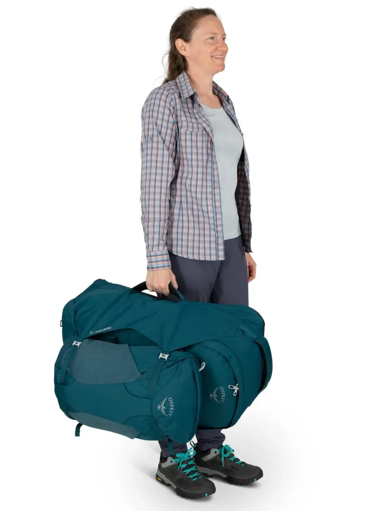 Osprey Womens Fairview 70 Travel Pack - Night Jungle Blue