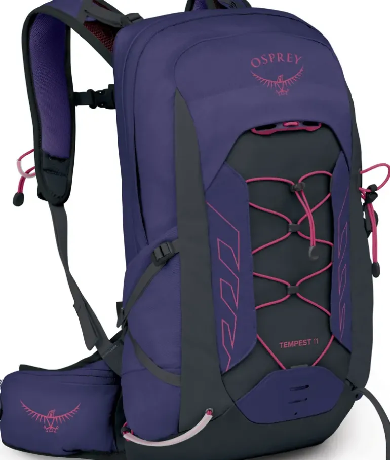 Osprey Womens Tempest 11 Rucksack - Deep Fig-Hotspot Pink