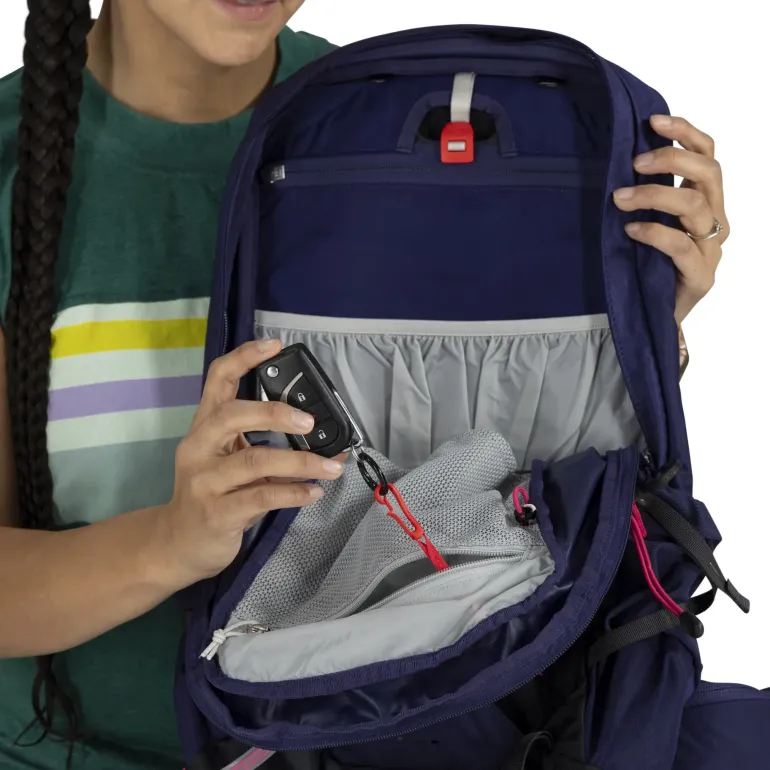 Osprey Womens Tempest 11 Rucksack - Deep Fig-Hotspot Pink
