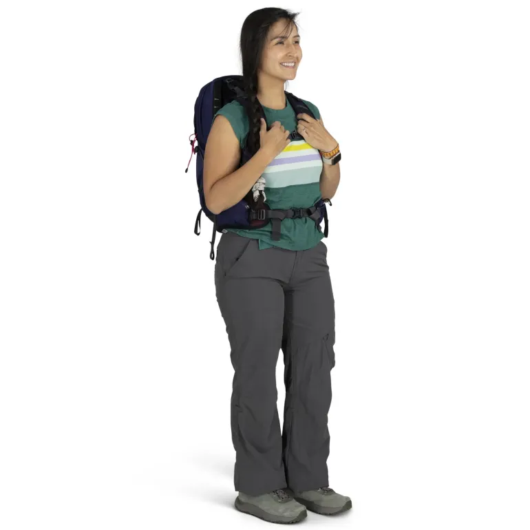 Osprey Womens Tempest 11 Rucksack - Deep Fig-Hotspot Pink