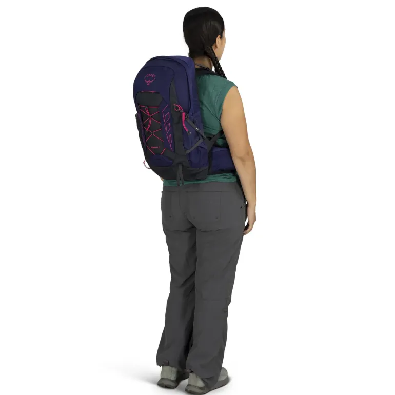 Osprey Womens Tempest 11 Rucksack - Deep Fig-Hotspot Pink