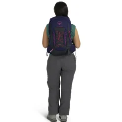 Osprey Womens Tempest 11 Rucksack - Deep Fig-Hotspot Pink