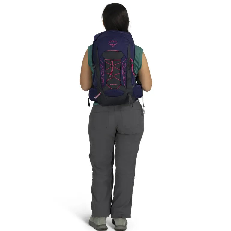Osprey Womens Tempest 11 Rucksack - Deep Fig-Hotspot Pink