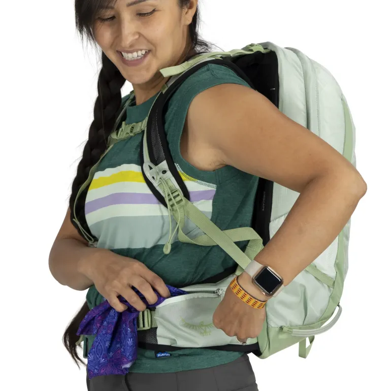Osprey Womens Tempest 11 Rucksack - Deep Fig-Hotspot Pink