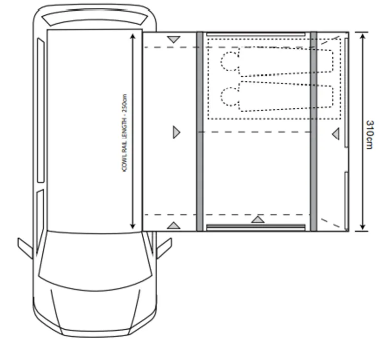 Outdoor Revolution Movelite T2R Low Drive-Away Awning - DEMO MODEL