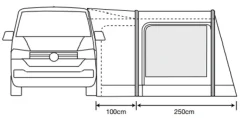 Outdoor Revolution Movelite T2R Low Drive-Away Awning - DEMO MODEL