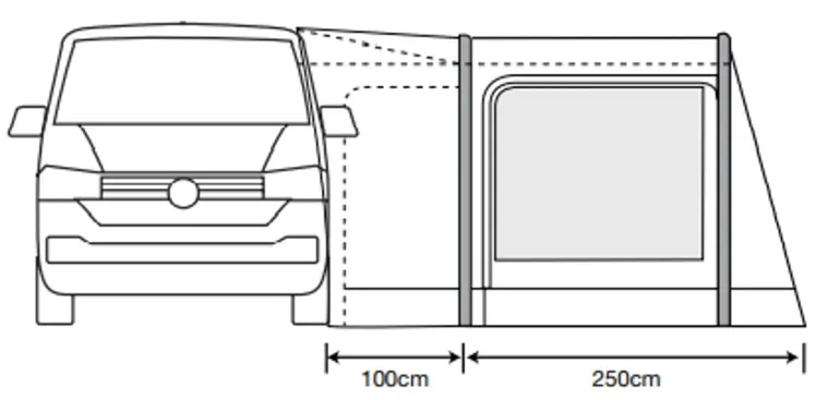 Outdoor Revolution Movelite T2R Low Drive-Away Awning - DEMO MODEL