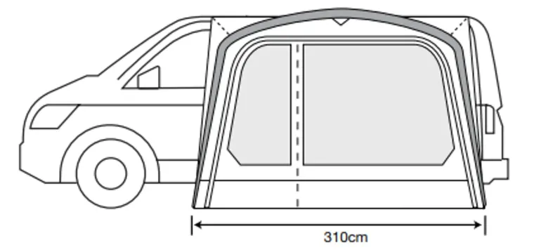 Outdoor Revolution Movelite T2R Low Drive-Away Awning - DEMO MODEL