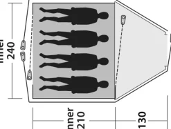 Outwell Cloud 4 Tent